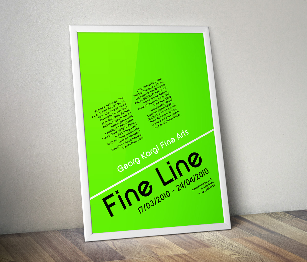 Poster for an Art Opening